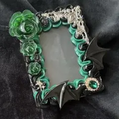 トレカケース 硬質ケース ホイップデコ グリーン ブラック シルバー 悪魔 D