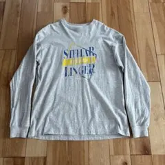 LOWRYS FARM　ローリーズファーム　カコウプリントTLS　チャコールロゴ