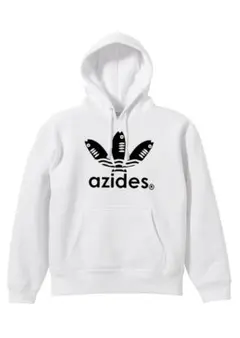 【白Lパロディ/10oz】azides パーカー面白いおもしろプレゼント