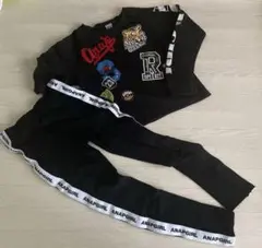 ☆ANAPGIRL アナップガール　トレーナー&レギンス 2点セット