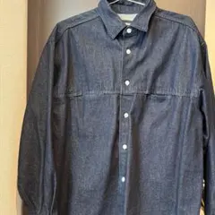 XLARGEダークブルー デニムシャツ 長袖