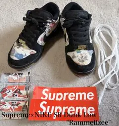 ツ*ん様 Supreme × NikeSB DunkLow Rammellzee