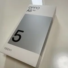 OPPO A5 5G 本体　ホワイト　新品未使用