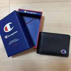 Champion 二つ折り財布 ブラック 箱付きのサムネイル