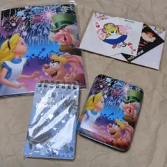 新品，中古☆ディズニー☆不思議の国のアリス☆メモ☆レターセット