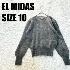 EL MIDASアンゴラ混 ビーズ刺繍 パフスリーブ 10号 M/L【160】のサムネイル