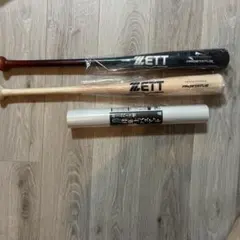 ZETT バット型スクイーズ 2本セット ホームベース型バスマット