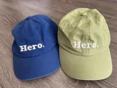 【中古品】Hero. キャップ2個セット 双子　頭囲50cm