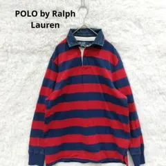 Polo RALPH LAUREN　ラガーシャツ　デニム　M