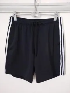adidas アディダス ハーフパンツ ジャージ 黒 XO