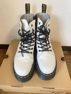 Dr. Martens ホワイト ブーツ サイドジップのサムネイル