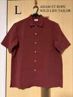 ADAM ET ROPE WILD LIFE TAILOR 半袖シャツ Lのサムネイル