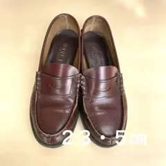 HARUTA バーガンディ ローファー