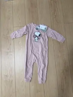 H&Mスヌーピー ロンパース 100%オーガニックコットン　80cm