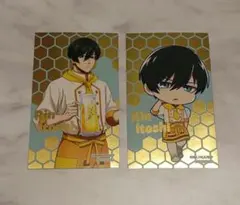 藍色監獄 聯名咖啡廳本舖 特典 燙箔風卡片 凛 2種