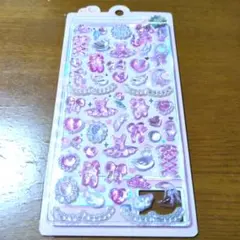 ボンボンドロップシール　ガーリーボンボン　ピンク　リボン