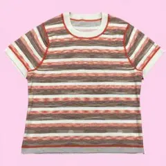 LANVIN SPORT ランバン スポール 半袖 ニット セーター ボーダーのサムネイル