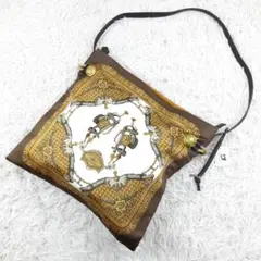 新品未使用◎TOPKAPI トプカピ トートバッグ スカーフ柄 金ボタン 日本製