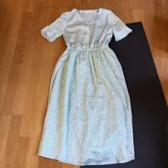 ナチュラル　ビューティー　ベーシック　ワンピース　ドレス　ライトグリーン