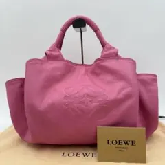 高級　保存袋付　ロエベ ナッパアイレ　レザー　アナグラム　トートバッグ
