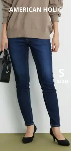 AMERICAN HOLIC スキニーフィットデニム 、ジーンズSサイズ