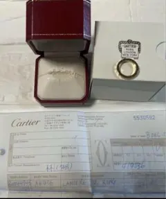 Cartier LANIERE YG リング カルティエ ラニエール 46 - メルカリ