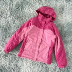 『L.L.Bean』中綿ジャケット　長袖ジャンパー　比翼　フード　キッズ　150
