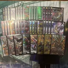 デュエルマスターズ　赤緑ジョーカーズ　スリーブ付き デュエルマスターズ 赤緑ジョーカーズ デッキ 40枚 スリーブ付き