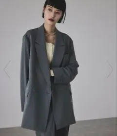 ADAM ET ROPE’/【サステナブル】ダブルブレストジャケットのサムネイル