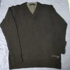 Calvin Klein Jeans Vネックセーター M ダークグレー