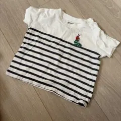 graniph エリック・カール はらぺこあおむし　ストライプTシャツ