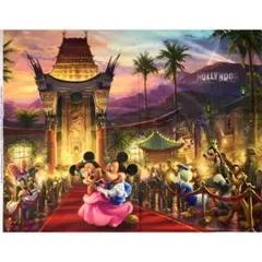 【廃版】USAコットン*Disneyミッキー&ミニー in ハリウッドパネル生地