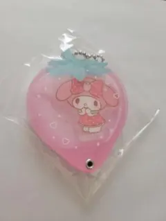 マイメロディ いちご型アクリルキーホルダー