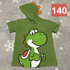 スーパーマリオ ヨッシーなりきり 半袖 パーカー Tシャツ　140　USJ