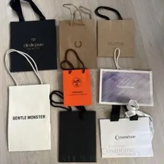 ショップ袋セット HERMÈS, GENTLE MONSTER など