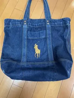 ポロラルフローレン　デニムトートバック