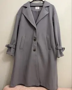 OLIVE des OLIVE ライトグレー ロングコート