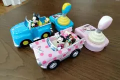 ミッキー・ミニー　オープンカーラジコンセット