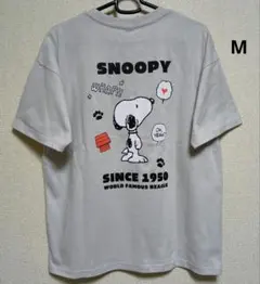SNOOPY PEANUTS グレー レディースM Tシャツ