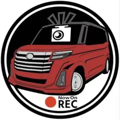 愛車色に変更可　ルーミー　ステッカー　ドライブレコーダー　ドラレコ