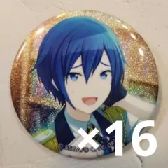 プロセカ KAITO グリッター缶バッジ グリ缶 29a