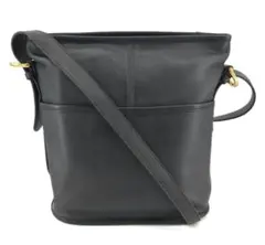 【美品】オールドコーチ　バケツ　ショルダーバッグ　クロスボディ　グラブタンレザー