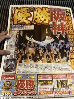 阪神タイガース 優勝　号外
