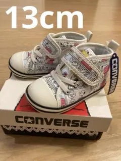 【新品】CONVERSE スヌーピー　ベビーシューズ　13cm 幅広