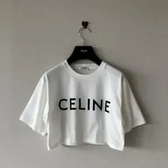 CELINE クロップドコットンジャージーTシャツ - メルカリ