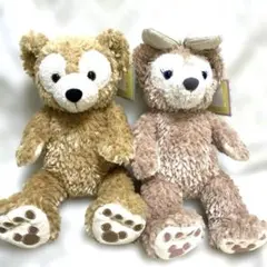 【未使用】ダッフィー シェリーメイ ぬいぐるみセット（約30㌢）