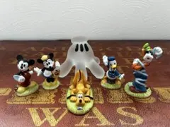 【希少・美品】ディズニー クラシック フィギュア 6点セット 陶器調 レトロ