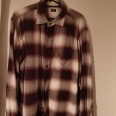 UNIQLO ユニクロ フランネルシャツ オンブレ チェック