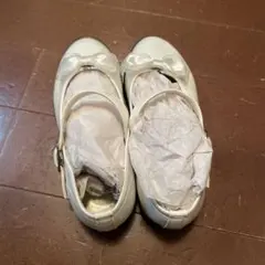 ホワイトリボン付きフォーマルシューズ