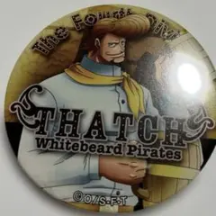 ONE PIECE サッチ　白ひげ海賊団　輩缶バッチ